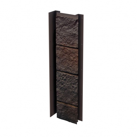 Угол внутренний (планка универсальная) Vox Solid Sandstone (Песчаник) Dark Brown - Тёмно-коричневый